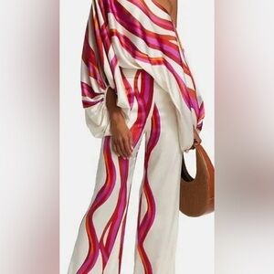 Classy High Waist Trousers & Puff Sleeve Blouse Pants Two-piece Set